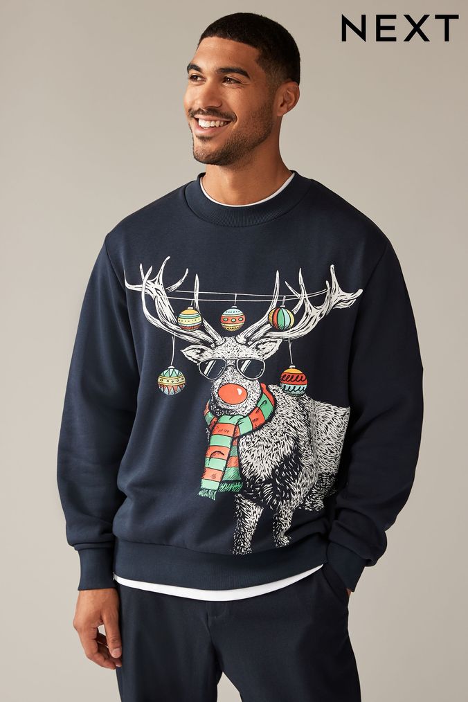 Next mens christmas t shirts store