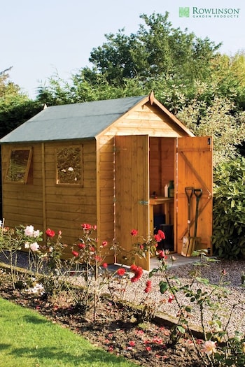 Rowlinson Honey Brown Garden 8 x 6ft Workshop With Assembly (N78683) | £980