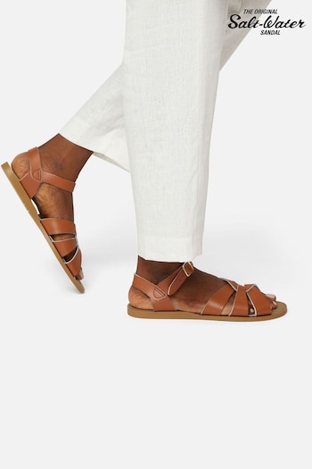 Salt-Water Taupe Sandals Brown The Original Flat Strappy Taupe Sandals (N78737) | £75