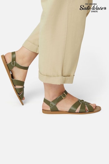 Salt-Water Sandals megalaced Green The Original Flat Strappy Sandals megalaced (N78739) | £75