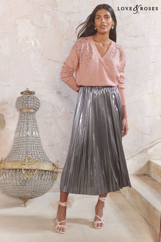 Next womens pleated skirt cheap