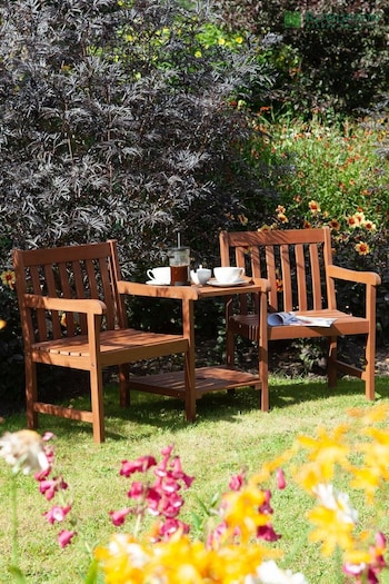 Rowlinson Honey Brown Hampton Garden Companion Seat (N78824) | £220