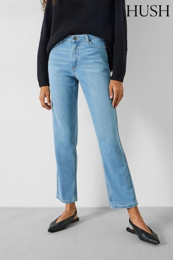 Hush Blue Agnes Straight Jeans (N78826) | £79