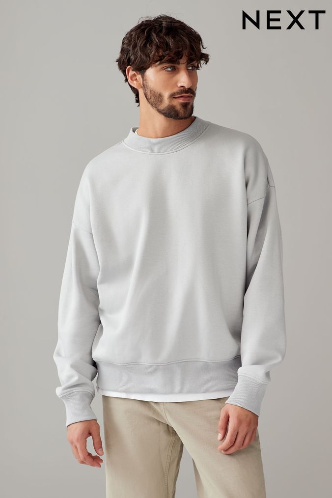 Men s Oversized Sweatshirts Hoodies Next Official Site