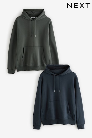 Navy/Grey Hoodies 2 Pack (N78891) | £0