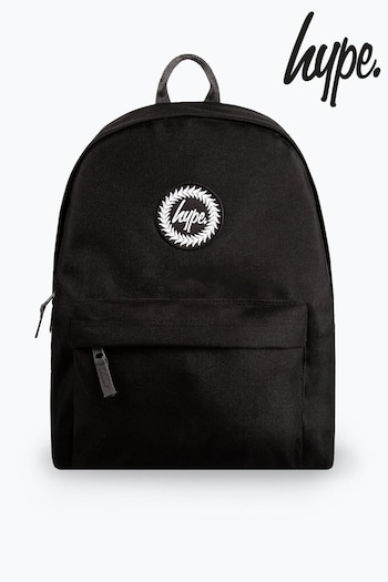 Hype. Iconic Black Backpack (N79243) | £25