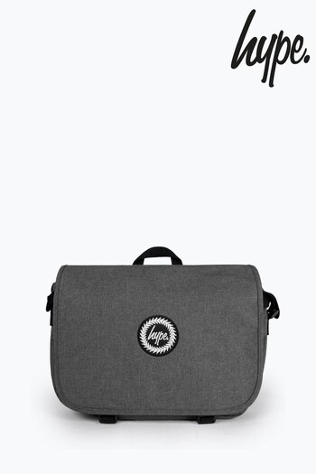 Hype. Anthracite Messenger Black Bag (N79268) | £40