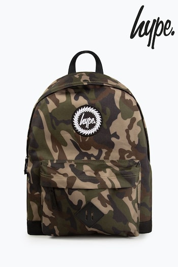 Hype. Jungle Green Camo Backpack (N79278) | £30