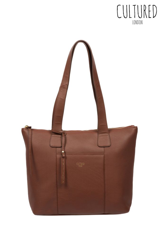 Reiss chancery leather satchel deals