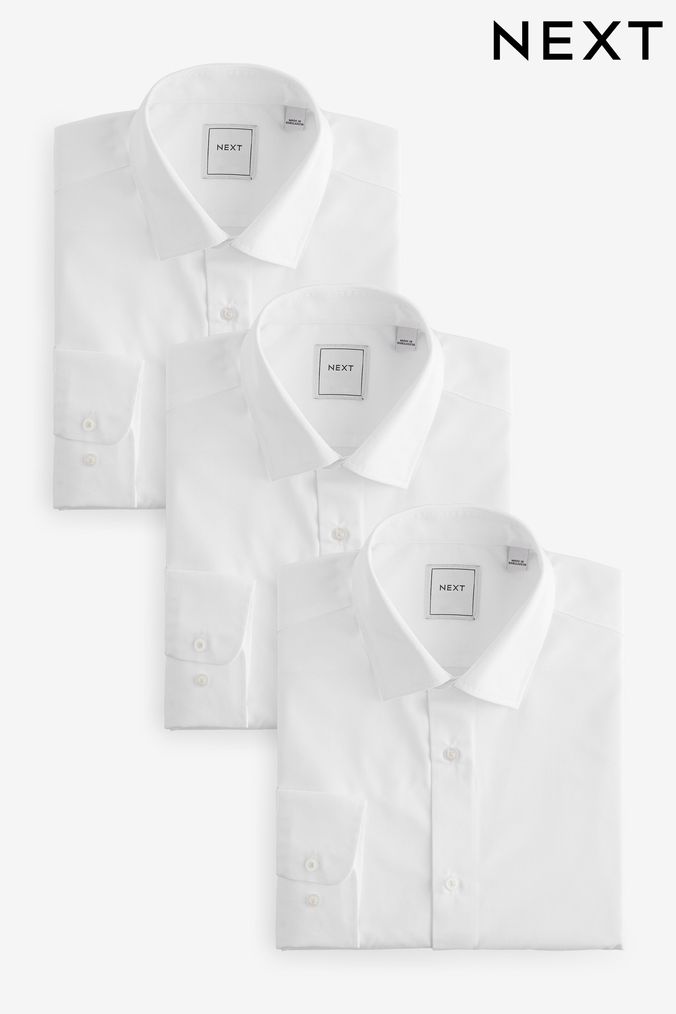 Men s White Formal Shirts Smart White Shirts Next