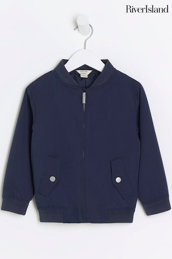 River Island Blue Boys Smart Bomber Jacket (N79473) | £25