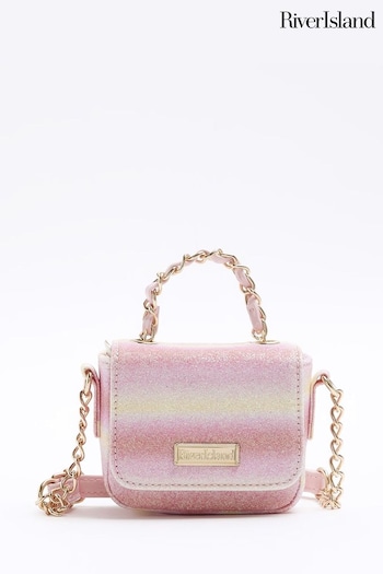 River Island Pink Girls Ombre Mini Cross-body Bag (N79484) | £15