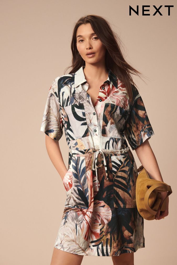 Next womens shirt dress sales