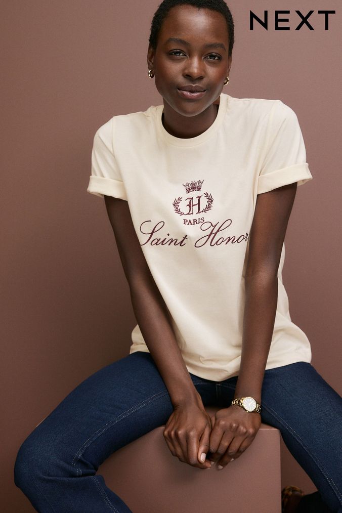Buy Women s T Shirts Print Casual Tops Online Next UK