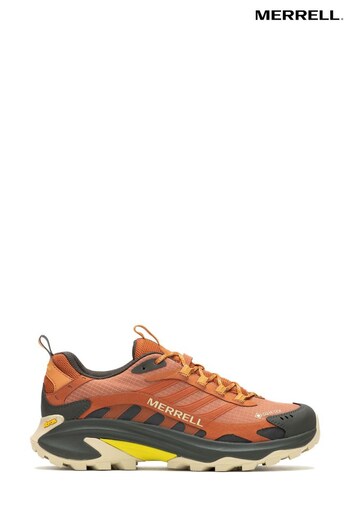 Merrell Orange Mens Moab Speed 2 GTX Trainers (N79752) | £150