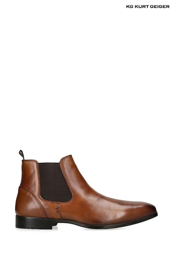 KG Kurt Geiger Pax Tan Brown Boots Boots (N79764) | £89
