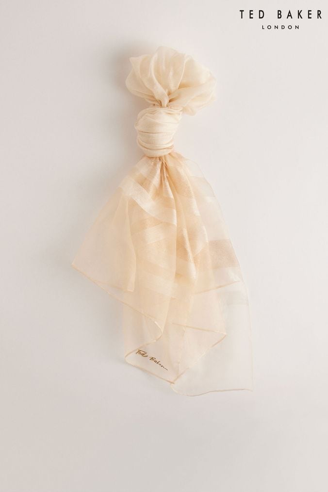Ted baker silk scarf sale clearance