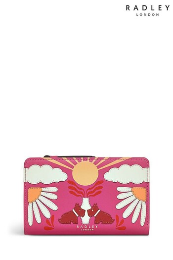 Radley London Medium Pink Rising Sun Bifold Purse (N79971) | £79