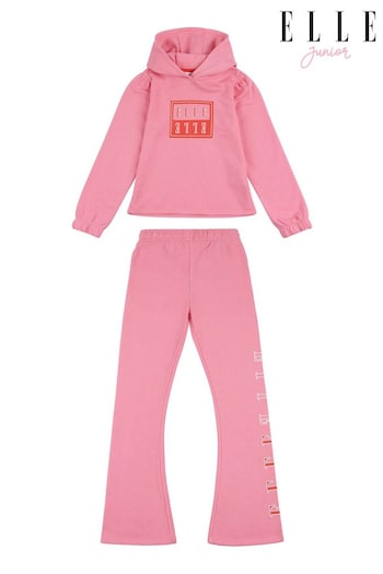 Elle Junior Girls Pink Tracksuit Set (N90153) | £45 - £54