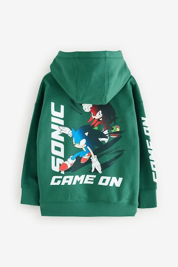 Green Sonic Hoodie (3-16yrs) (N94787) | £25 - £33