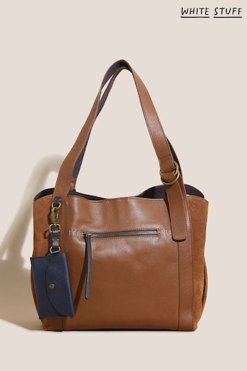 White Stuff Natural Hannah Leather Tote (N94806) | £99