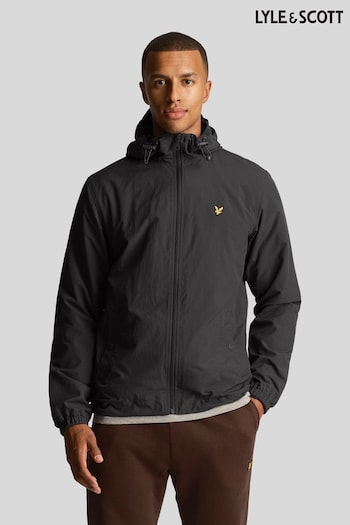 Lyle & Scott Grey Zip Through Hooded Jacket (N94867) | £90