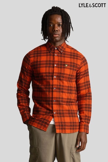 Lyle & Scott Red Check Flannel Shirt (N94872) | £70
