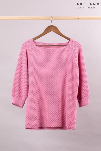 Lakeland Clothing Pink Maisie Relaxed Jumper (N94903) | £30