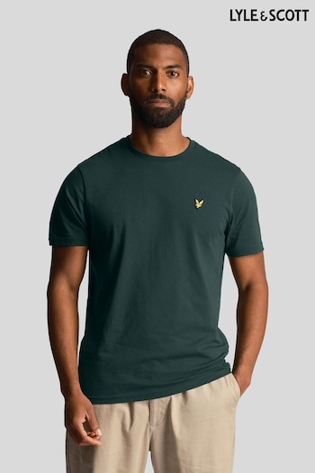 Lyle & Scott Green Plain T-Shirt (N94909) | £30