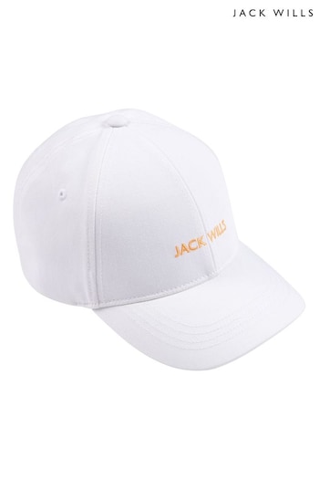 Jack Wills Girls Block Logo White Cap (N94913) | £15