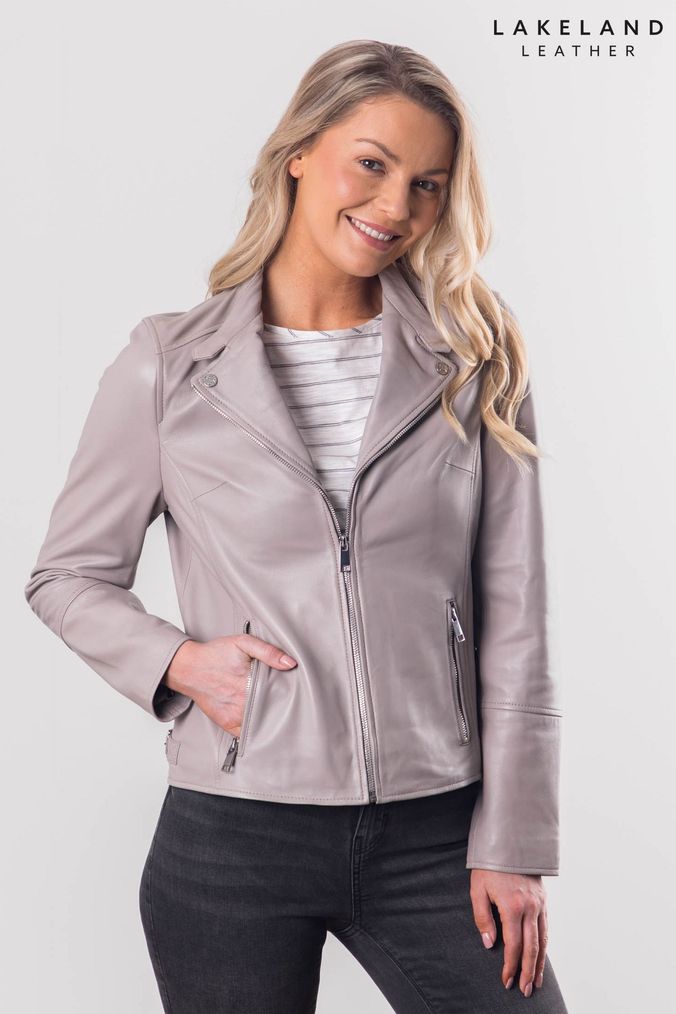 Grey leather coats hot sale