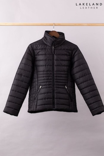 Lakeland Clothing Jolie Quilted Black Coat (N94957) | £50