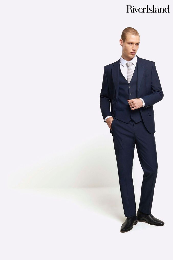Buy Men s Waistcoats River Island Prom Online Next UK