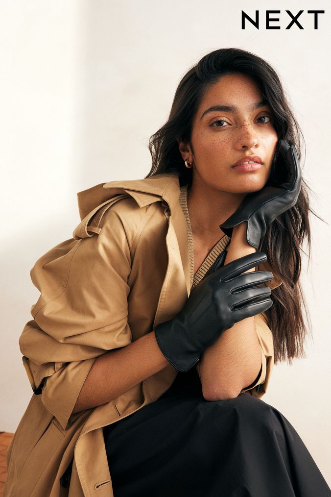 Women's plus size leather gloves outlet