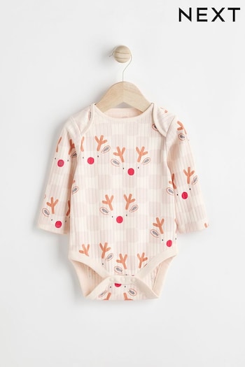 Ecru Baby 'My First Christmas' 100% Cotton Bodysuit (N95275) | £0