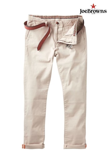 Joe Browns Cream Stretch Chinos Trousers (N95355) | £45