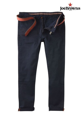 Joe Browns Blue Stretch Chinos Cotton Trousers (N95386) | £45