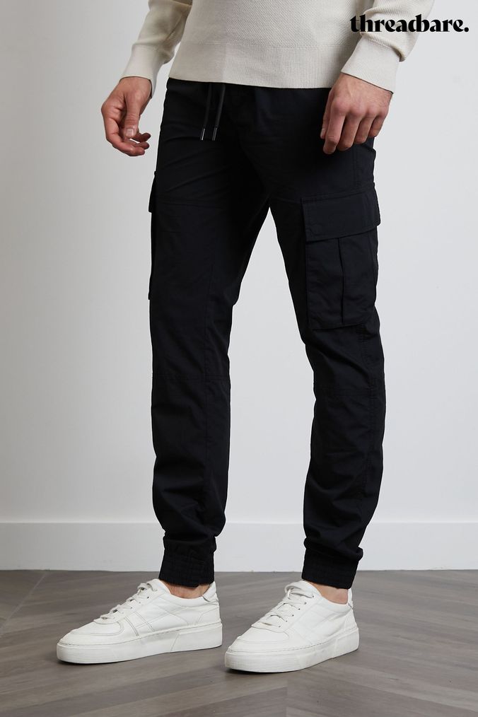 Mens cuffed cargo pants online
