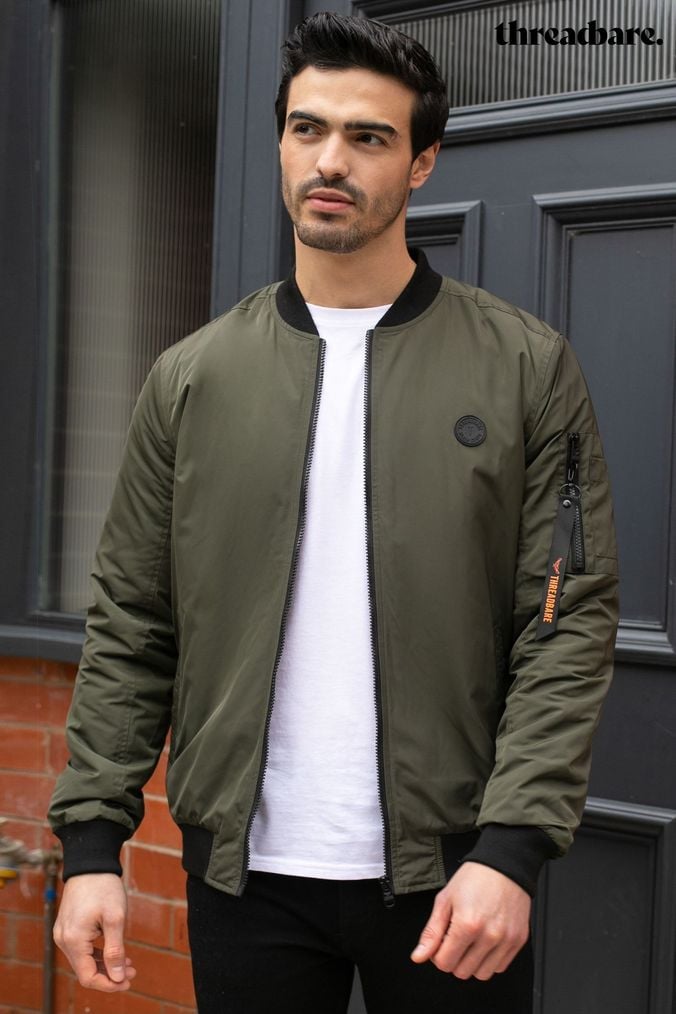 Green Bomber Jackets Khaki Bomber Jackets Next UK