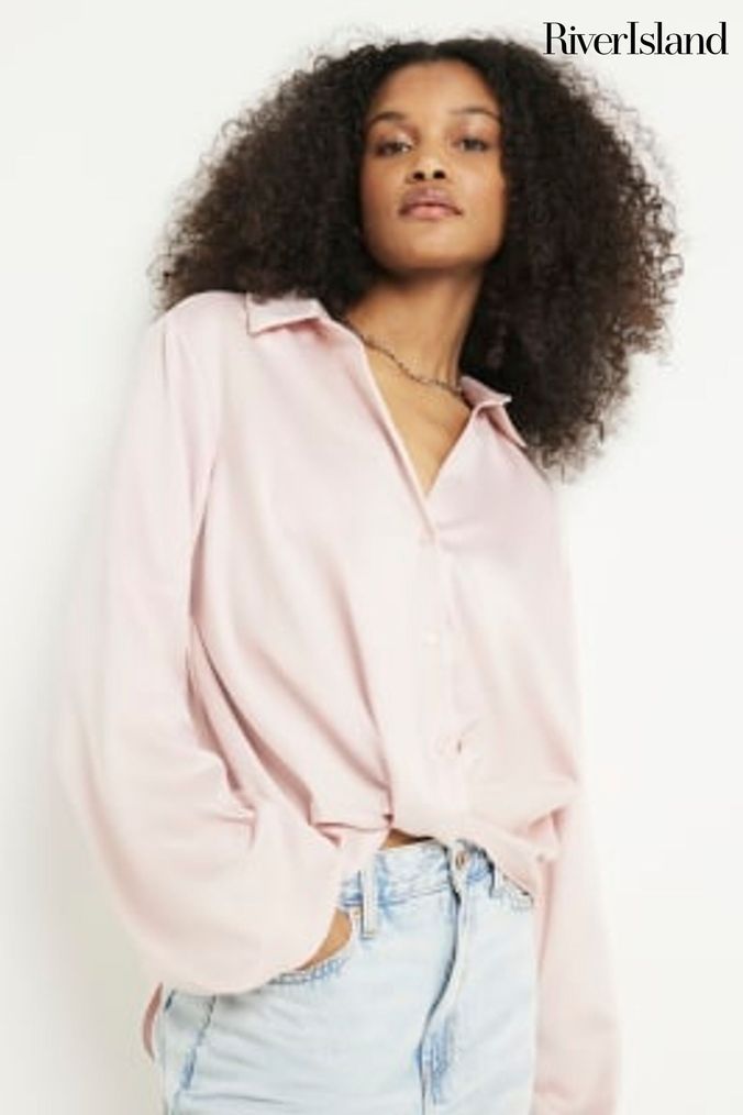 Buy Women s Pink River Island Tops Online Next UK