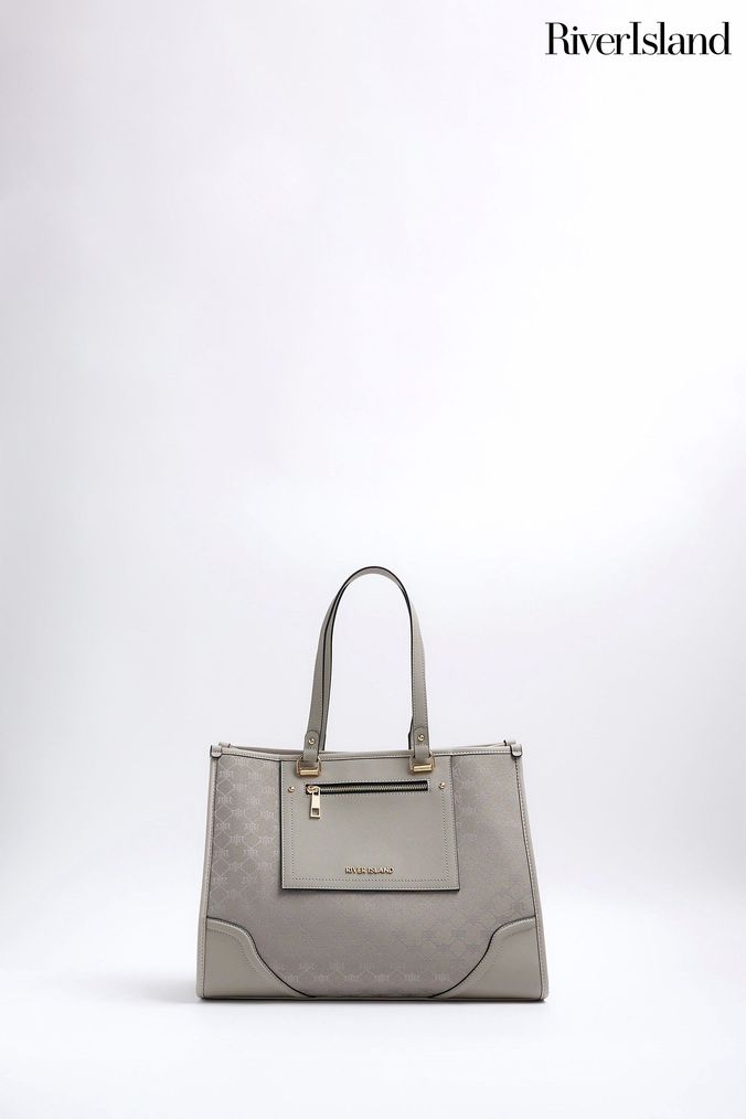 River island grey clearance handbag