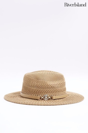 River Island Beige Thermo Fedora Hat (N95556) | £20