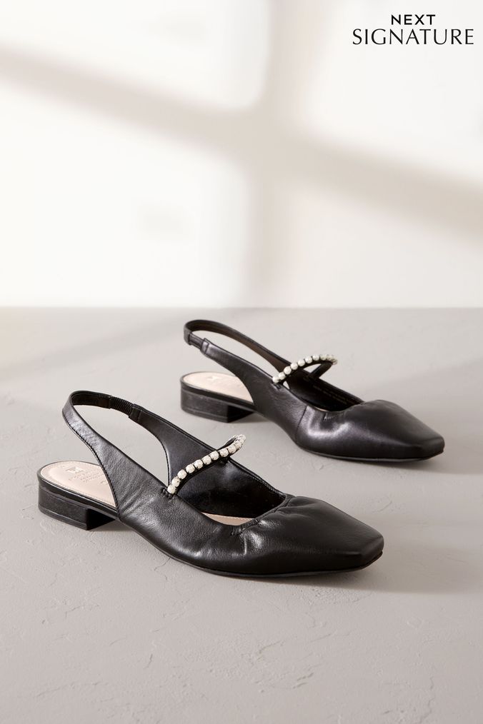Buy Women s Slingback Flat Footwear Online Next UK