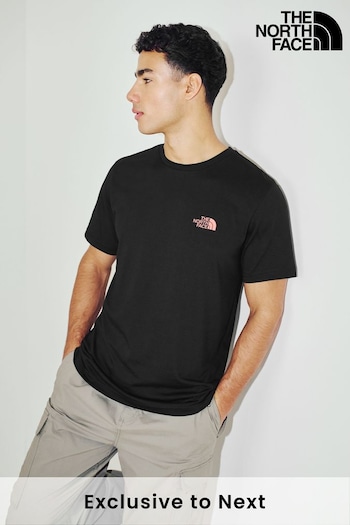 The North Face Black The North Face Mens Simple Dome Short Sleeve T-Shirt (N95731) | £24