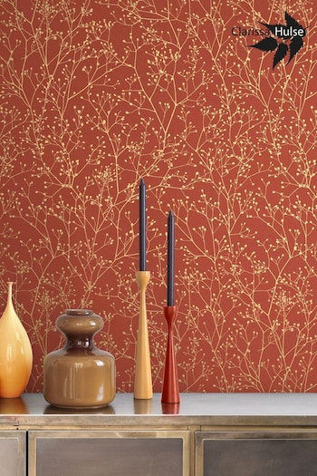 Clarissa Hulse Red Gypsophila 10M Wallpaper (N95805) | £80