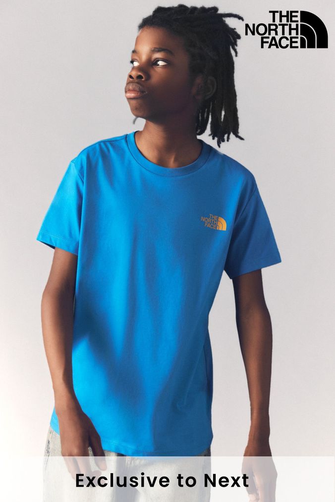 The north face t shirt boys online