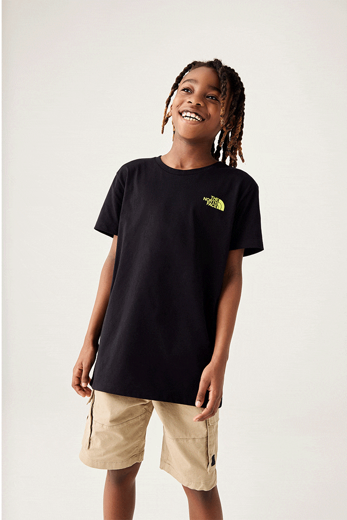 Boys black north face best sale