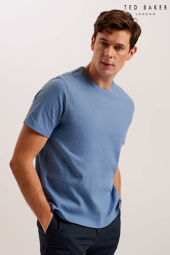 Ted Baker Regular Fit Blue Rakes T-Shirt (N95906) | £45