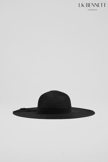 LK Bennett Savannah Raffia Floppy Sun Hat (N96127) | £69