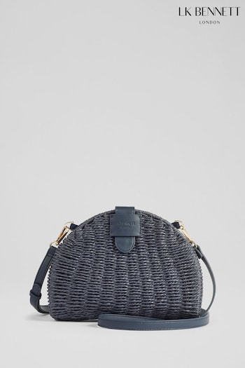 LK Bennett Lorena Wicker Shoulder Bag (N96139) | £99
